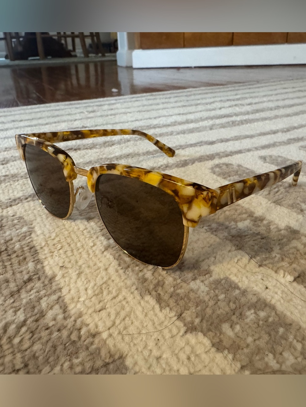 BLENDERS Gold Mamba Polarized Sunglasses- womens